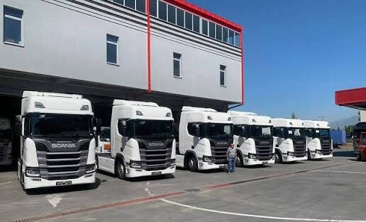 JANSPED modern fleet of refrigerated trucks